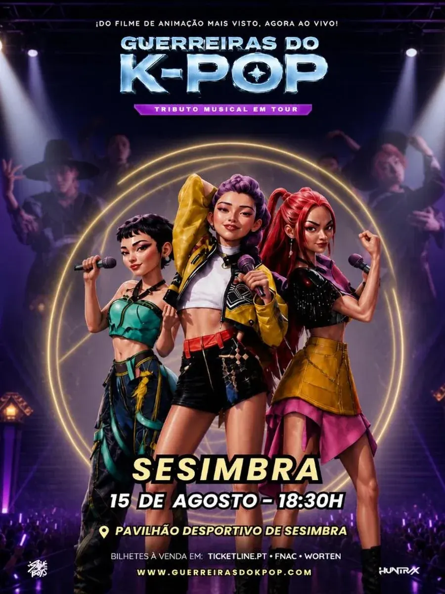 Cartaz Sesimbra - Guerreiras do K-Pop